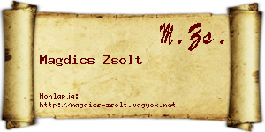 Magdics Zsolt névjegykártya